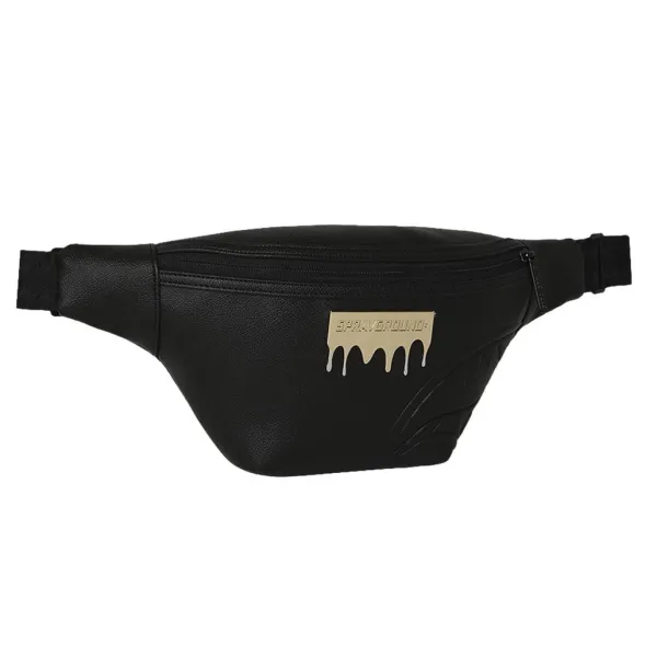 Sprayground Gold brick Lux Crossbody - riñonera foto lateral