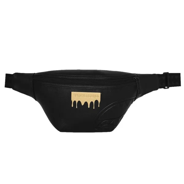 Sprayground Gold brick Lux Crossbody - riñonera foto frontal