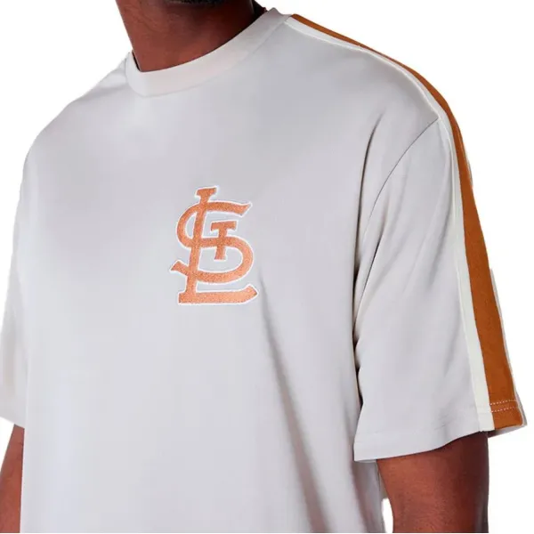 Camiseta St. Louis Cardinals Floral New Era MLB Oversized Beige