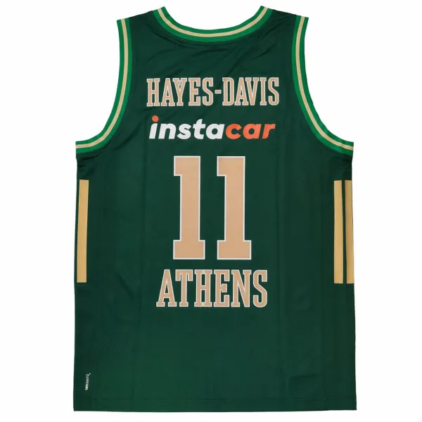 Camiseta Hayes-Davis Panathinaikos verde trasera