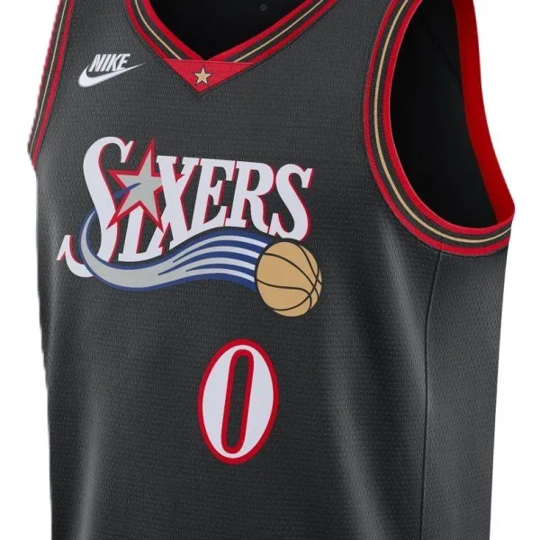 Camiseta Tyrese Maxey Sixers - detalle