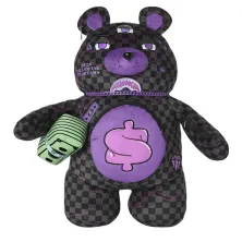 Mochila Oso Sprayground Purple Slime Takeover - frontal