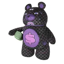 Mochila Oso Sprayground Purple Slime Takeover - lateral