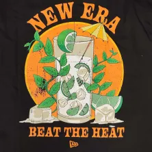 Camiseta New Era Drink Graphic Oversized negra