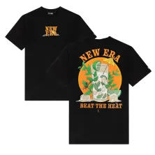 Camiseta New Era Drink Graphic Oversized negra