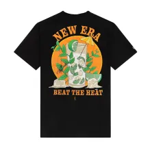 Camiseta New Era Drink Graphic Oversized negra