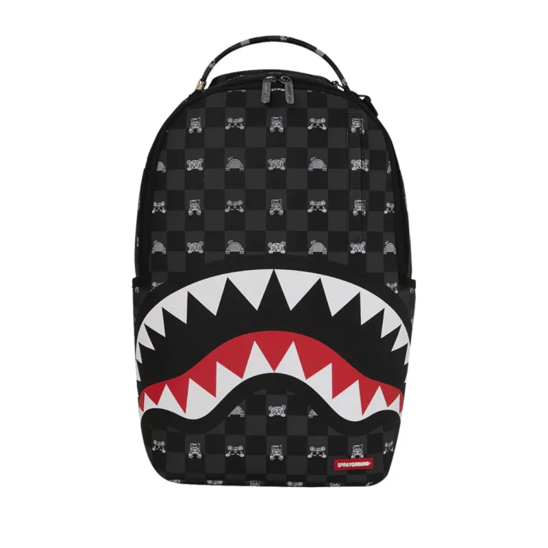 Mochila Sprayground Gray Peeking Character Check