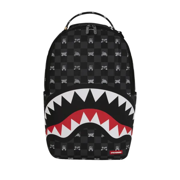 Mochila Sprayground Gray Peeking Character Check