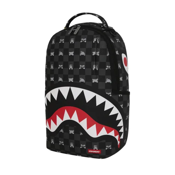 Mochila Sprayground Gray Peeking Character Check