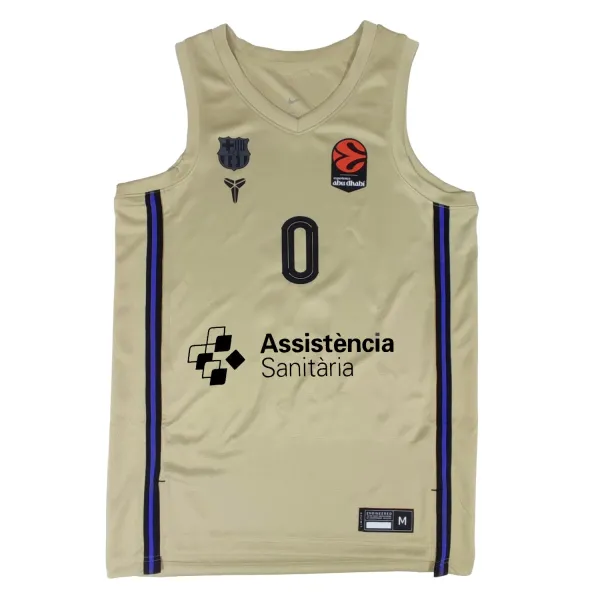 Camiseta Kevin Punter Barcelona basket dorada - frontal