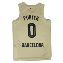 Camiseta Kevin Punter Barcelona basket dorada - trasera