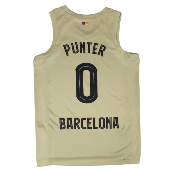 Camiseta Kevin Punter Barcelona basket dorada - trasera
