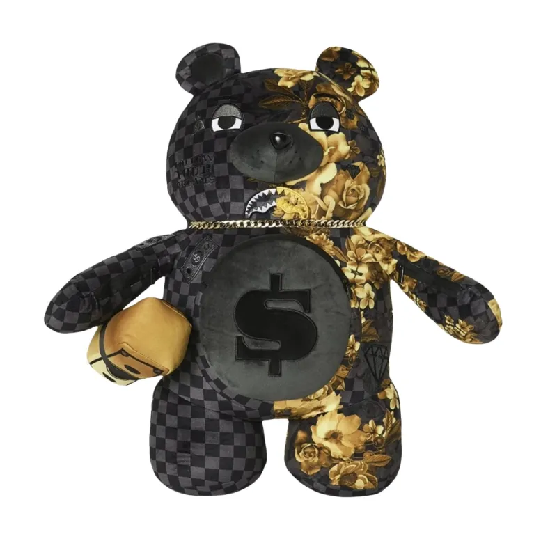 Mochila Oso Sprayground Gold Floral - principal
