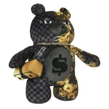 Mochila Oso Sprayground Gold Floral - lateral
