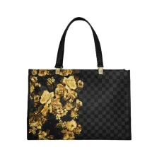 Bolso Sprayground Gold Floral - trasera