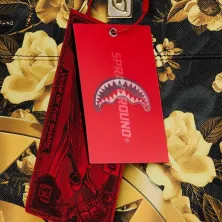 Bolso Sprayground Gold Floral - etiqueta