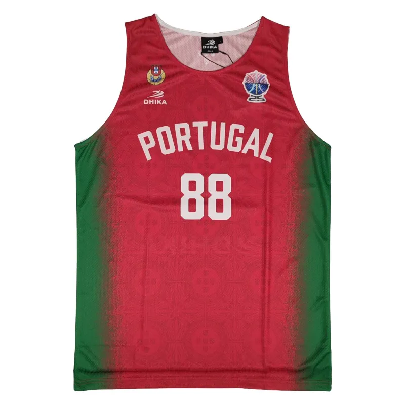 Camiseta Neemias Queta Portugal FIBA Eurobasket 2025 Dhika - Primera equipación roja
