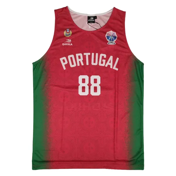 Camiseta Neemias Queta Portugal FIBA Eurobasket 2025 Dhika - Primera equipación roja