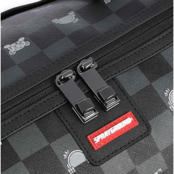 Bolsa de Viaje Sprayground Gray Peeking Character Check Duffle