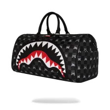 Bolsa de Viaje Sprayground Gray Peeking Character Check Duffle