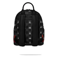 Mochila Sprayground Gray Peeking Character Check Savage