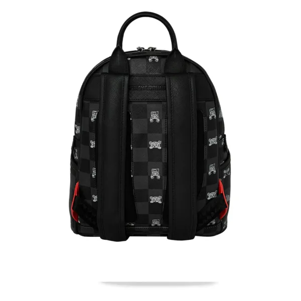 Mochila Sprayground Gray Peeking Character Check Savage