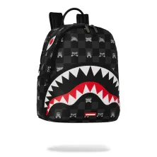 Mochila Sprayground Gray Peeking Character Check Savage