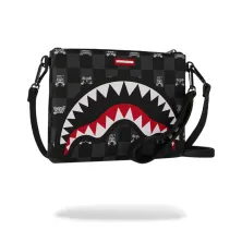 Bolso de mano Sprayground Gray Peeking - foto lateral