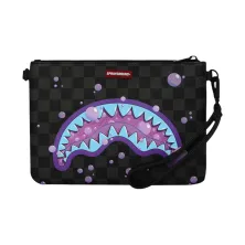 Bolso de mano Sprayground Purple Slime Takeover Crossover Clutch