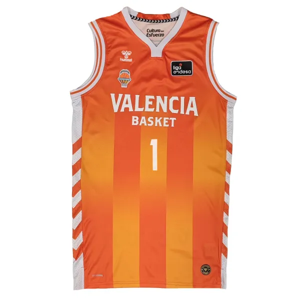 Camiseta Kameron Taylor Valencia Basket ACB Primera Equipacion 2026 Hummel