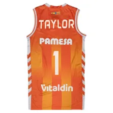 Camiseta Kameron Taylor Valencia Basket ACB Primera Equipacion 2026 Hummel