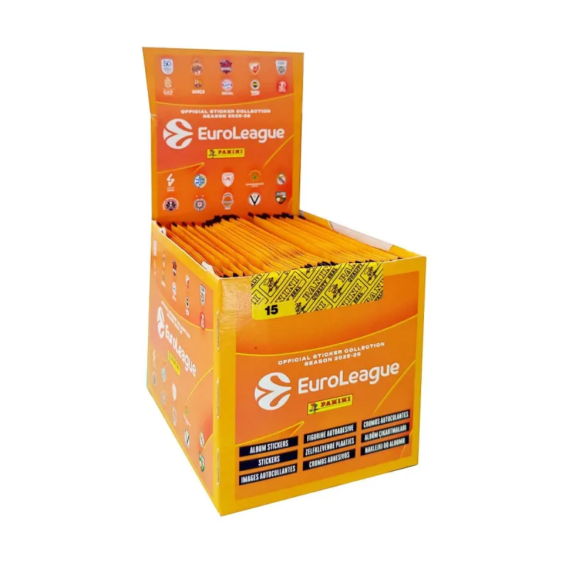 Caja cromos Euroliga Panini 2026