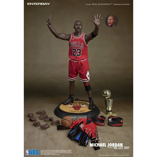 Figura Jordan Enterbay con Bulls - principal Figura Jordan Enterbay con Bulls - principal
