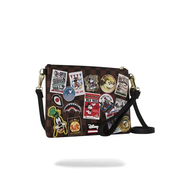 Bolso de mano Sprayground Mickey Mouse Global Mogul Crossover Clutch