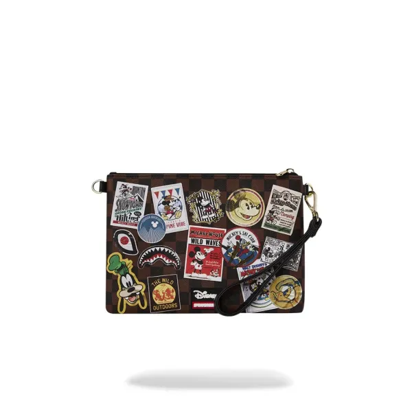 Bolso de mano Sprayground Mickey Mouse Global Mogul Crossover Clutch
