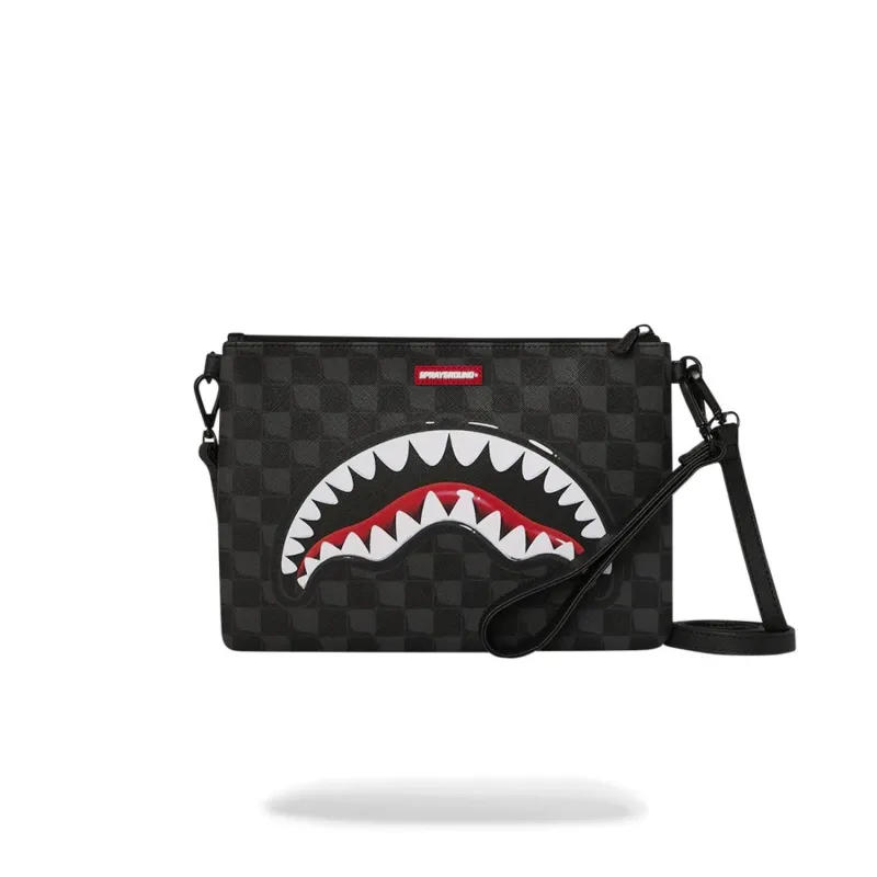 Bolso de mano Sprayground Sharks in Paris Balloon Crossover Clutch