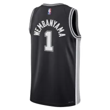 Camiseta Victor Wembanyama Icon Edition Spurs Nike Swingman Junior