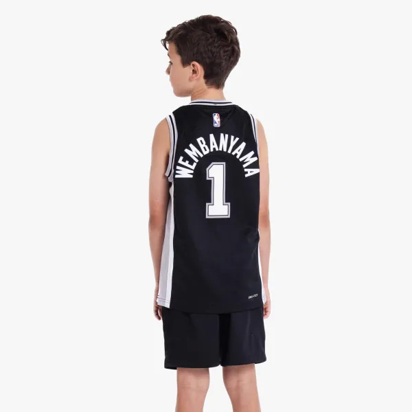 Camiseta Victor Wembanyama Icon Edition Spurs Nike Swingman Junior