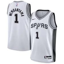 Camiseta Wembanyama Spurs blanca - para niños - principal