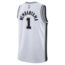 Camiseta Wembanyama Spurs blanca - para niños - trasera Camiseta Wembanyama Spurs blanca - para niños - trasera
