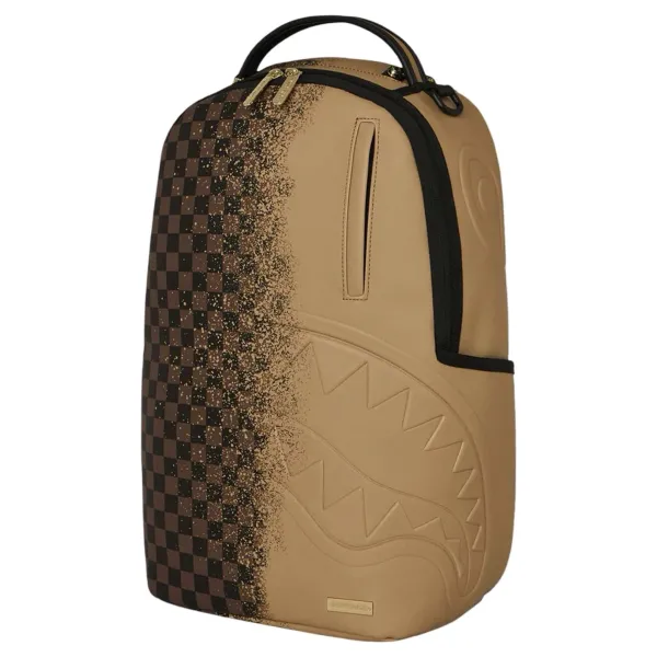 Sprayground Henny Sptriz - mochila marron lateral Sprayground Henny Sptriz - mochila marron lateral