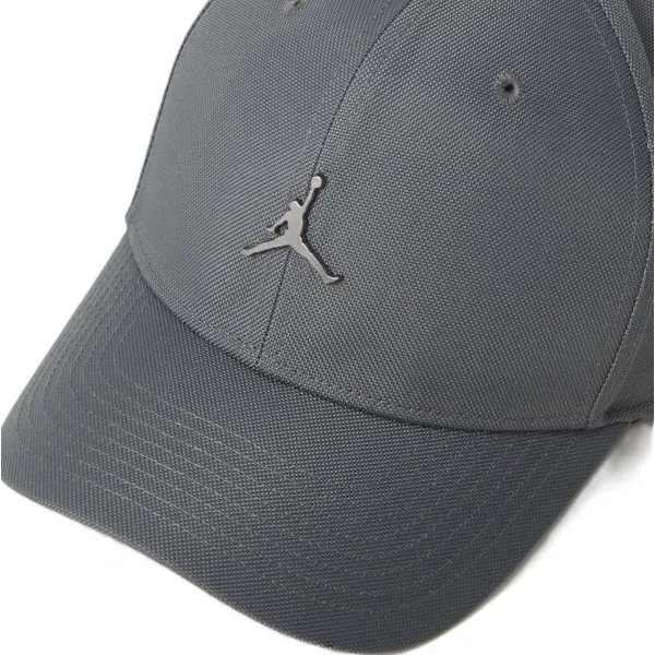 Gorra Curva Jordan Rise Cap Metal Dark Grey