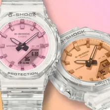 G-Shock GMA-P2100SR-7AER traslúcido - foto luz