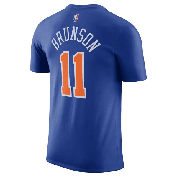 Camiseta Jalen Brunson New York Knicks Name & Number azul