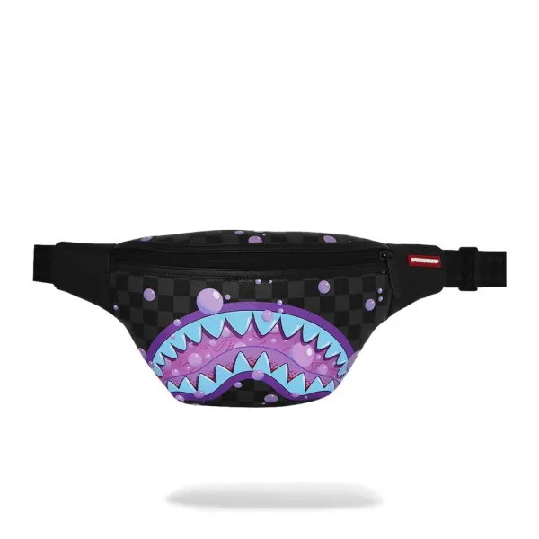 Riñonera Sprayground Purple Slime Takeover Crossbody