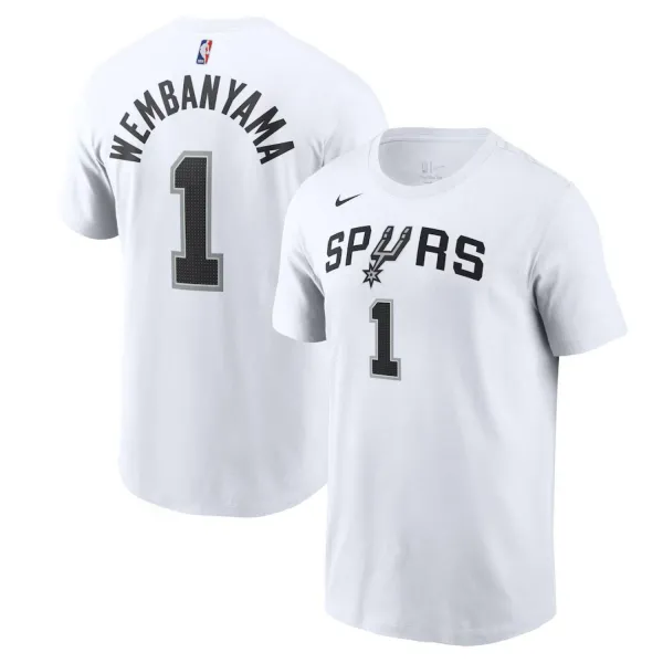 Camiseta Victor Wembanyama N&N Association Edition San Antonio Spurs Blanca