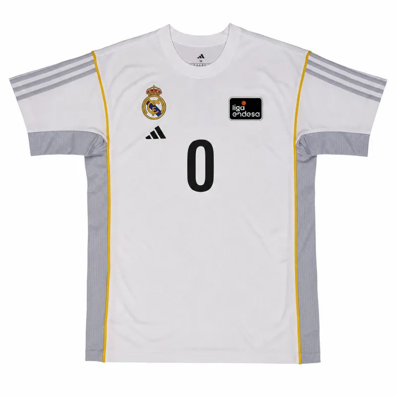Camiseta manga corta Trey Liles Real Madrid Baloncesto Adidas ACB - frontal