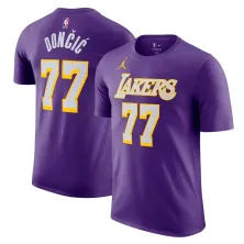 Camiseta Luka Lakers junior morada - frontal