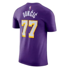 Camiseta Luka Lakers junior morada - espalda