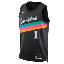 Camiseta Wembanyama 2026 City Edition San Antonio Spurs Junior, frente